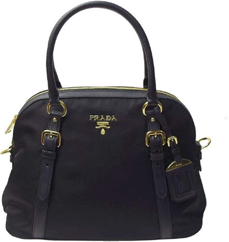 prada tessuto nylon shoulder bag black|Prada nylon saffiano bag.